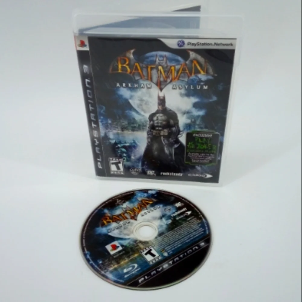 PS3 Batman Arkham Asylum Video Game Rocksteady Studios 2009 Playstation 3